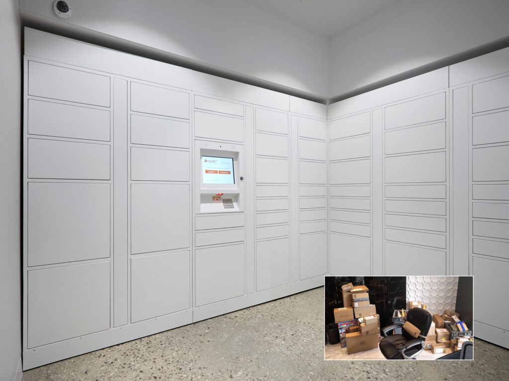 Smart parcel lockers